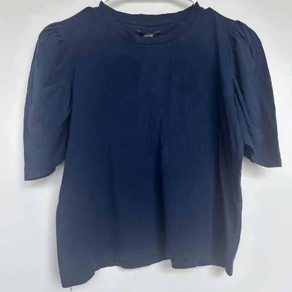 NWT Joe's Womens Night Sky Crewneck Puff Sleeve Olivia Tee Size SP JWSM1169 - Picture 2 of 6